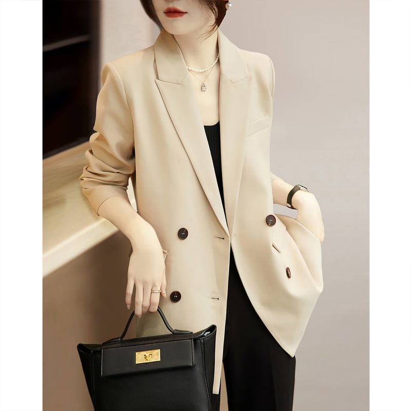 Dme Double-Breasted Blazer for Women