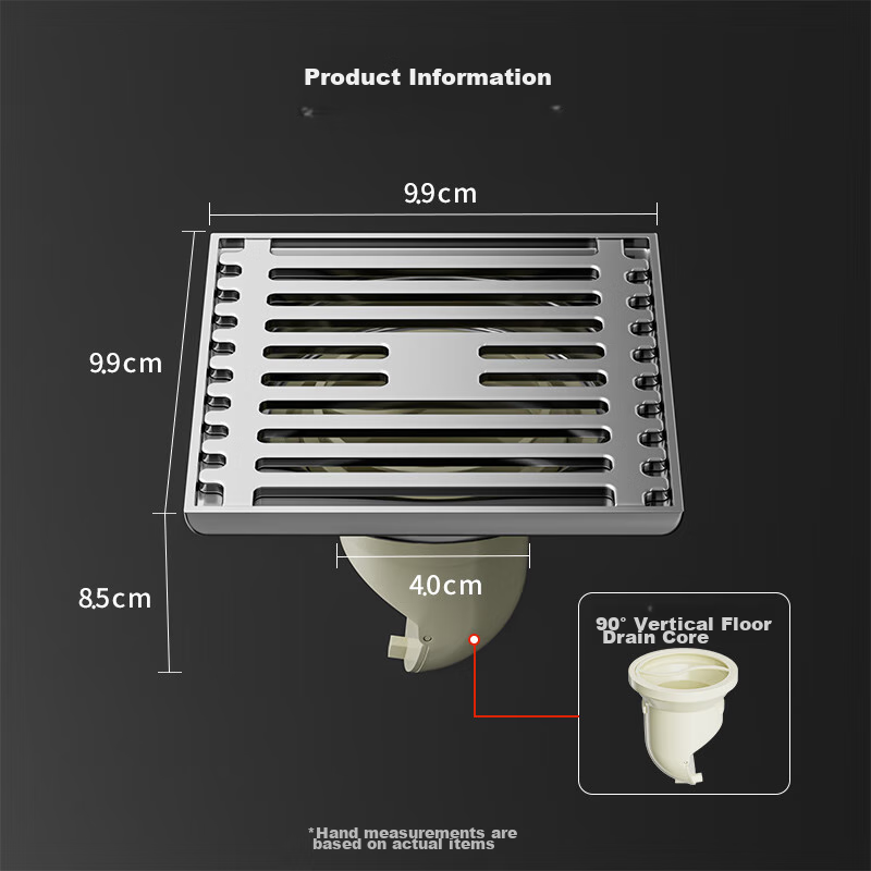 Baizi Stainless Steel Floor Drain Odor-Proof Device