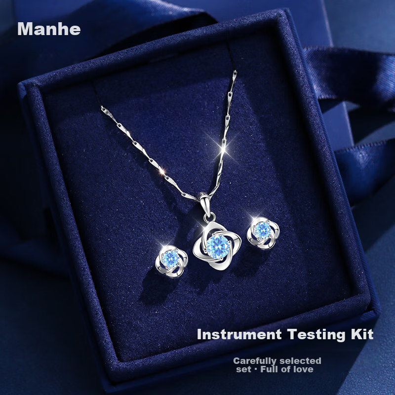 MANHE 2026 Style Four-Leaf Clover Silver Stud Earrings