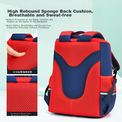 KVG Primary School Backpack Grades 3-4 Lightweight Spine Protection