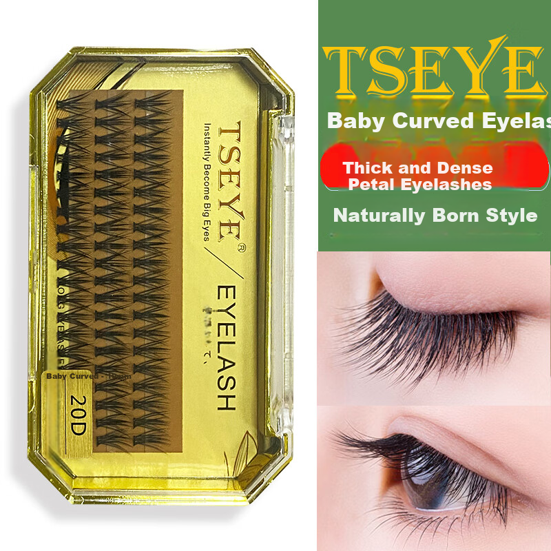 Tseye Baby Natural Curved Eyelashes