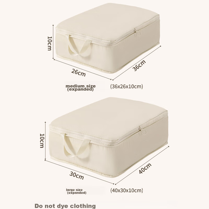 Bangnimeijia 2-Pack Travel Storage Bags, Luggage Organizer for Business Trips