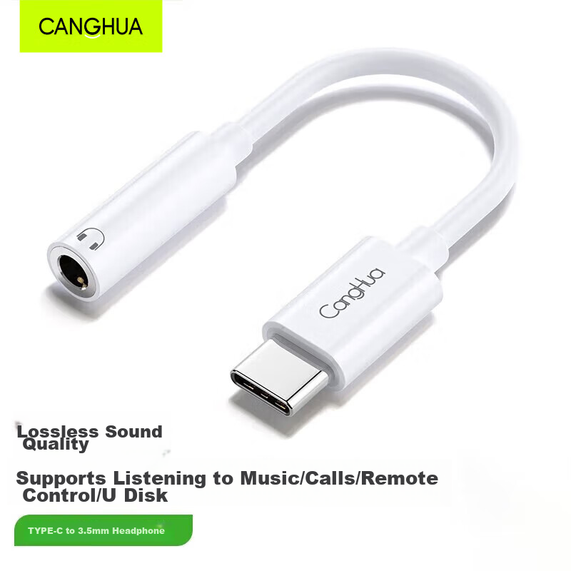 CangHua Type-C to 3.5mm Headphone Adapter