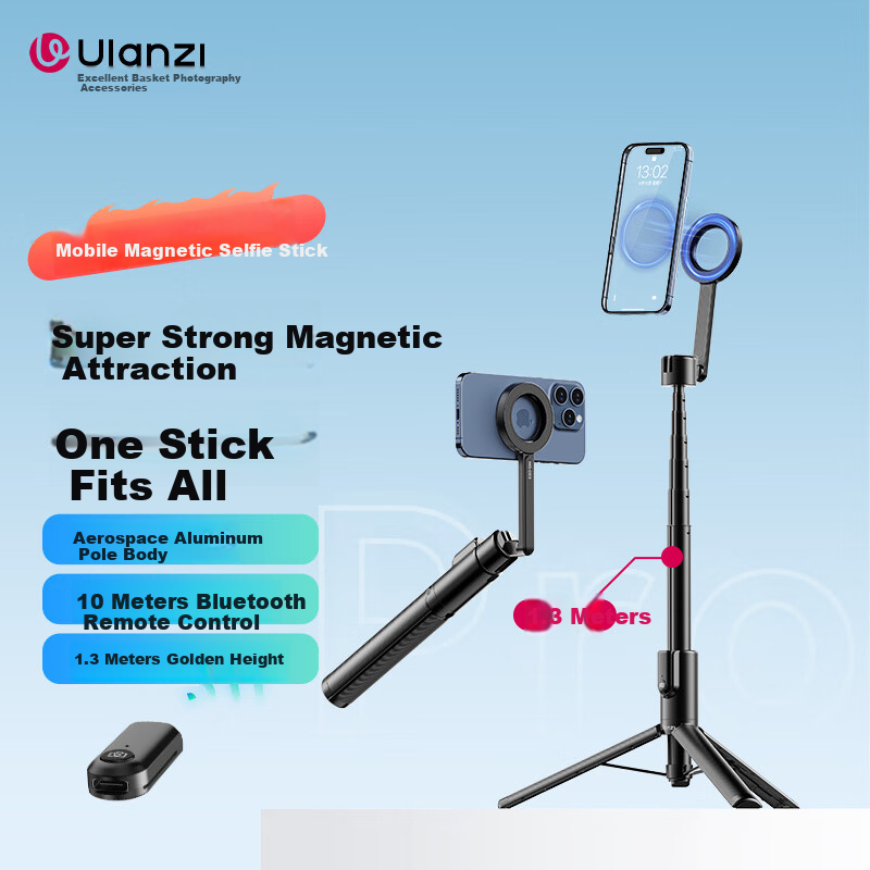 Ulanzi MG003 Magnetic Selfie Stick for iPhone 16