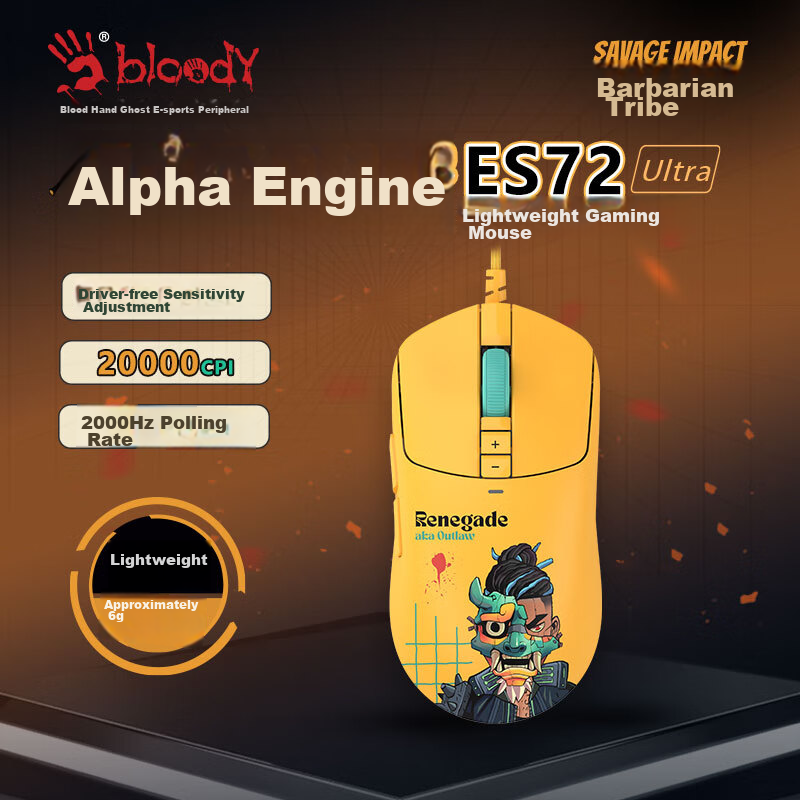 A4TECH Wild Tribe R73ProDuo Wireless Gaming Mouse