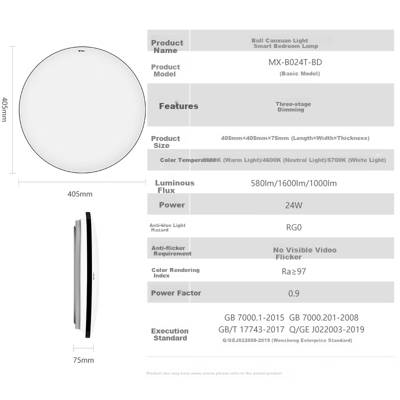 BULL Ceiling Light MX-B024T Full Spectrum