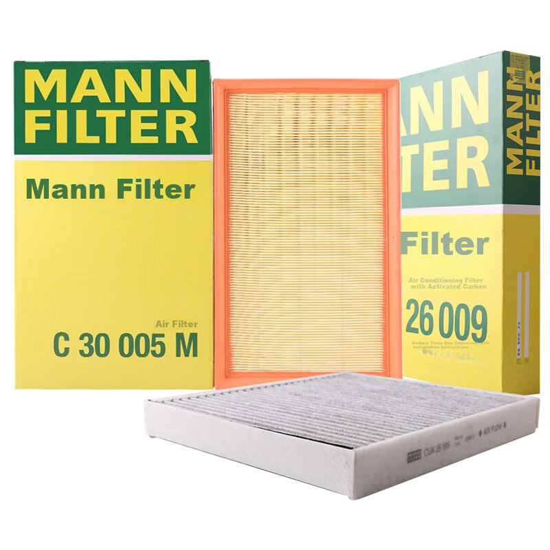 MANNFILTER Air & Cabin Filter Set for VW CC, Magotan, Passat