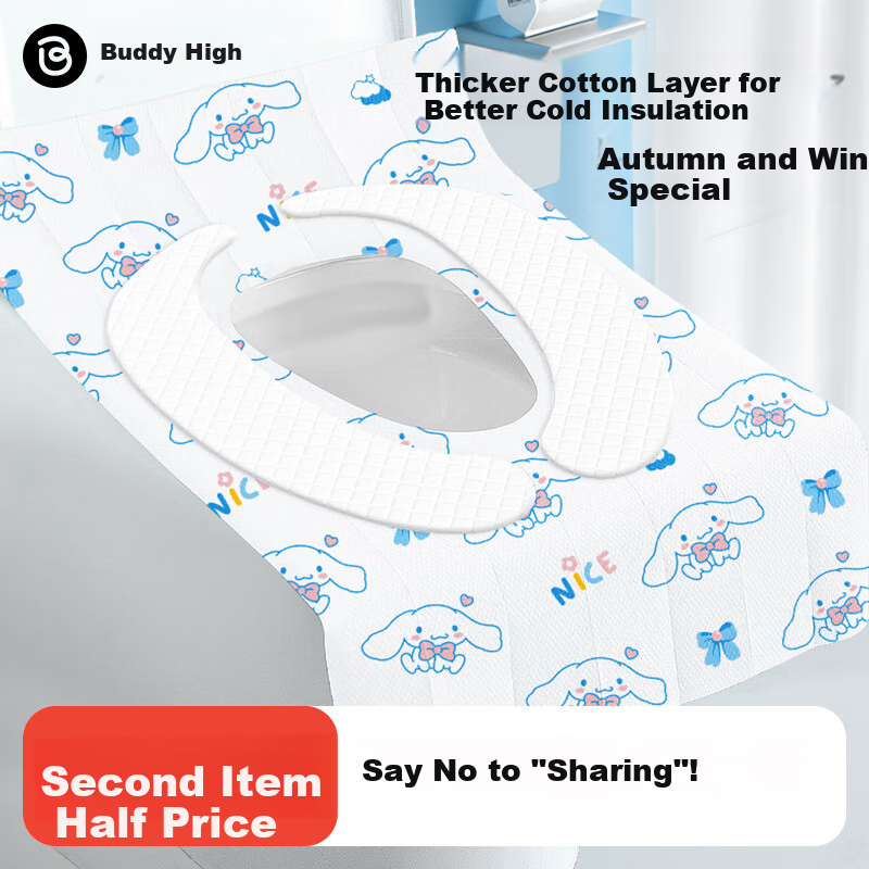 BADIGAO Disposable Toilet Seat Covers for Travel and Home Use