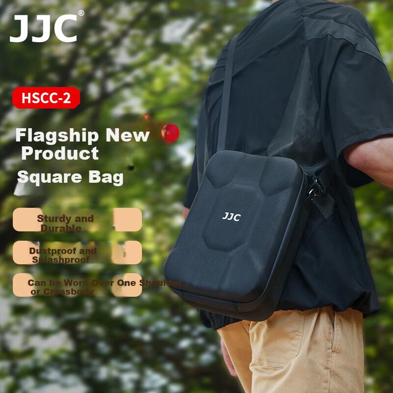 JJC Square Camera Bag for Canon R8, Nikon Z6II, Sony A7M4