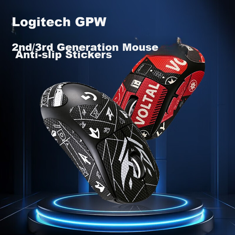 NVV Anti-Slip Sticker for Logitech GpW2/3 & Dog Poop King