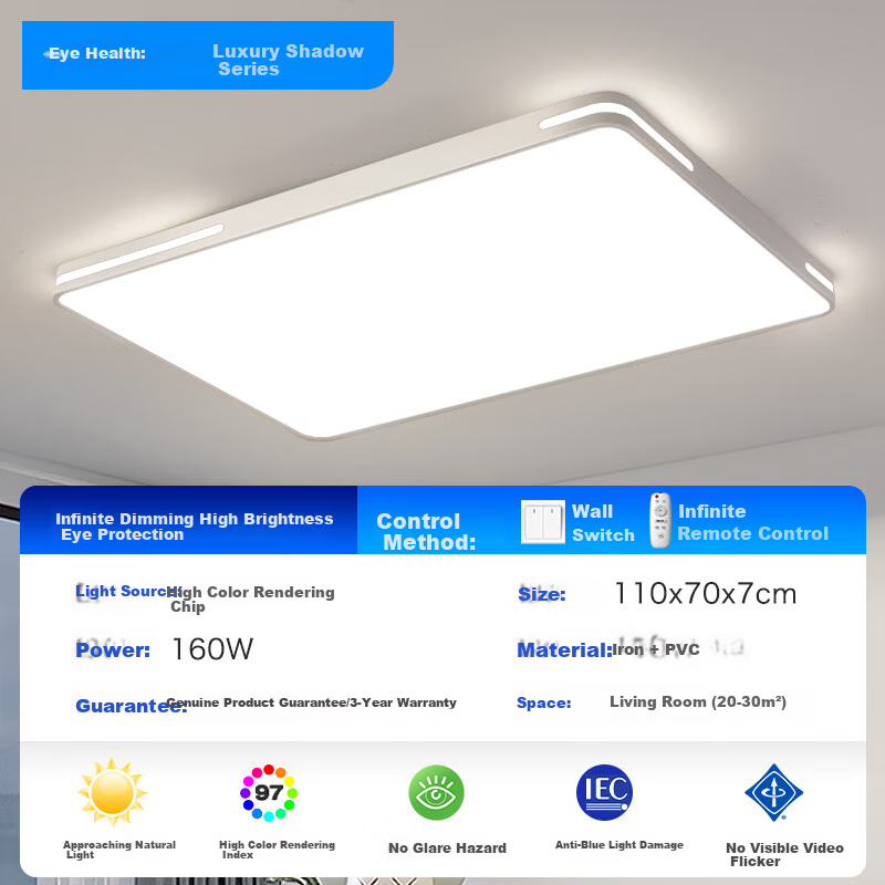 MICOE Puli LED Ceiling Light - High Color Rendering
