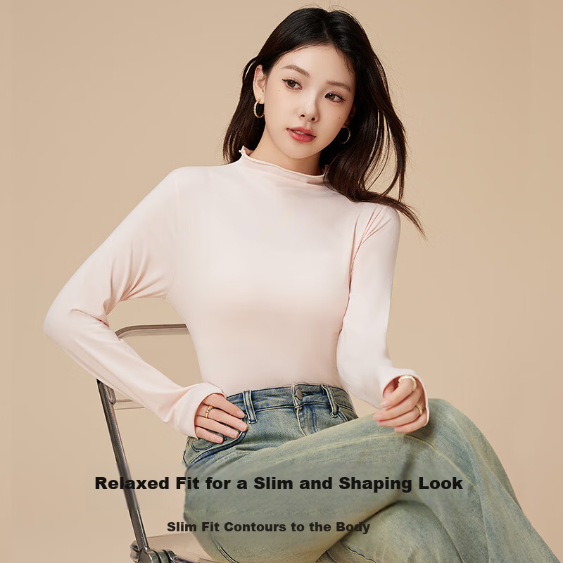 Ordifen Women's Turtleneck Base Shirt