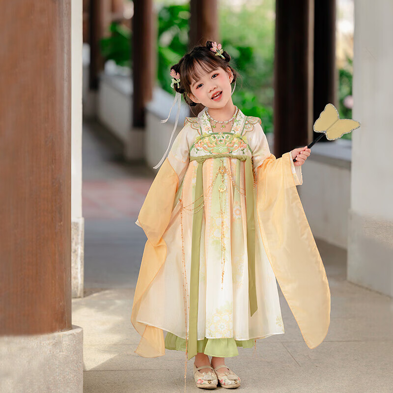 Menghu Ethereal Girls' Ancient Style Ru Skirt