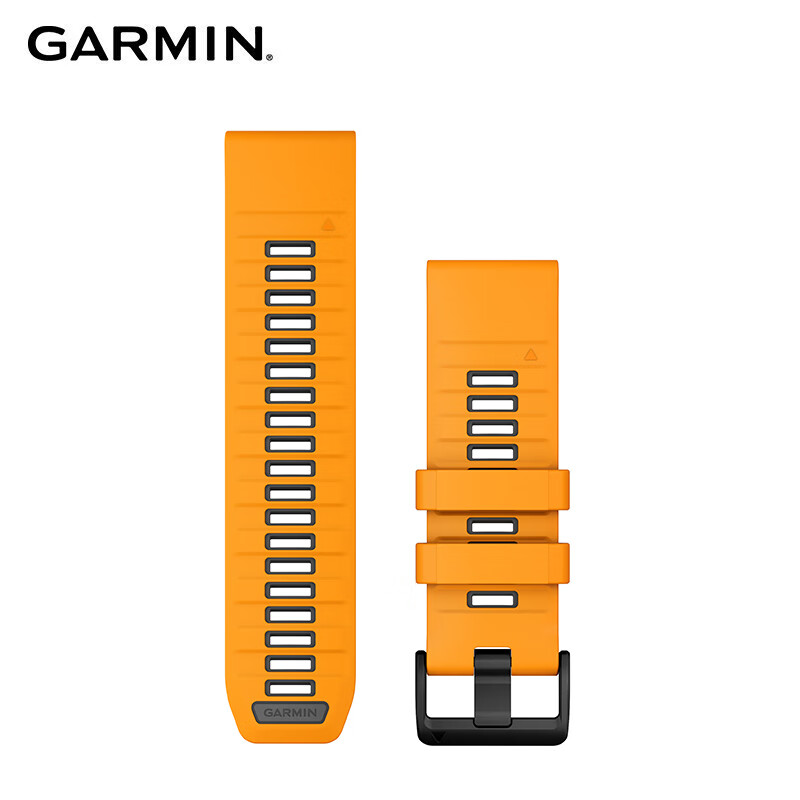 GARMIN Orange/Gray 26mm Quick-Release Watch Strap