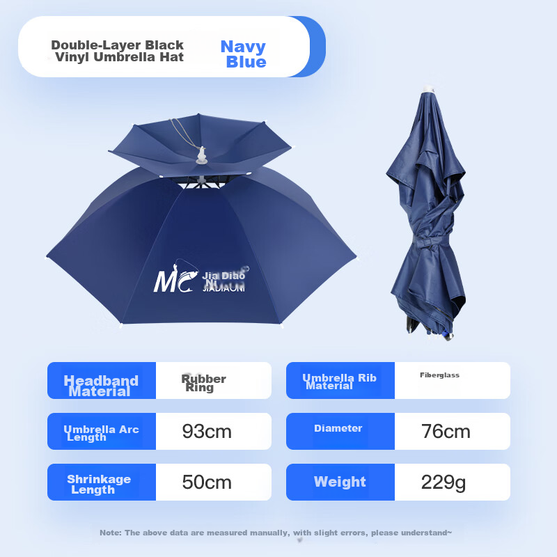 JIADIAONI Fishing Umbrella Hat