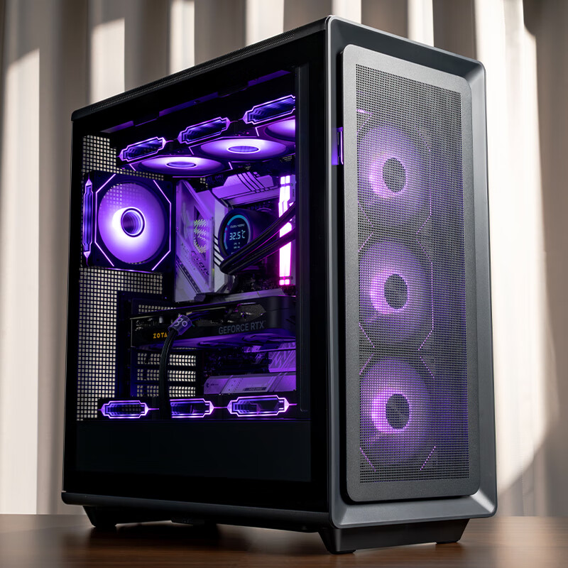 Aigo Fuyao Qianli Black Glass Side Panel Case