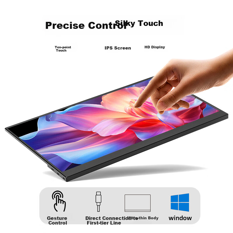 Eimio 15.6-Inch Portable Monitor FHD Touchscreen