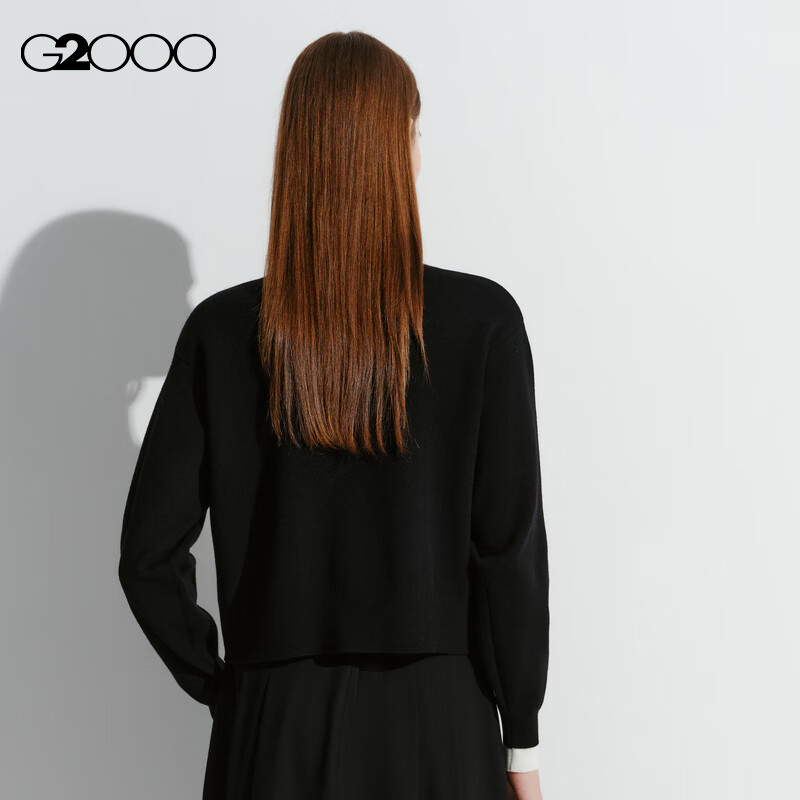 G2000 Wool Blend Tweed Knit Cardigan