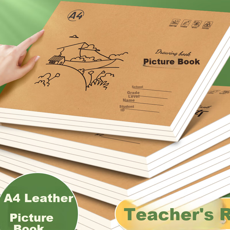 SIMAA A4 Drawing Book for Kids - 200 Pages Art Sketchbook