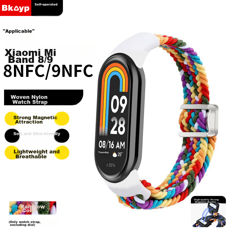 Bkayp Xiaomi Band 9/8 Braided Strap