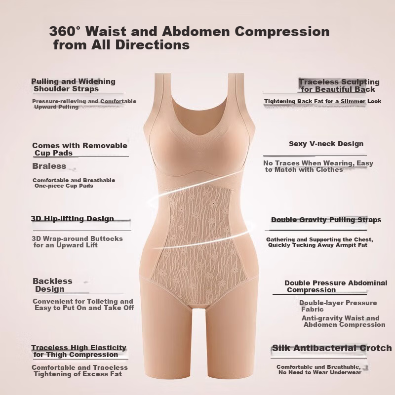 LangSha Anti-G Gravity Shapewear Bodysuit