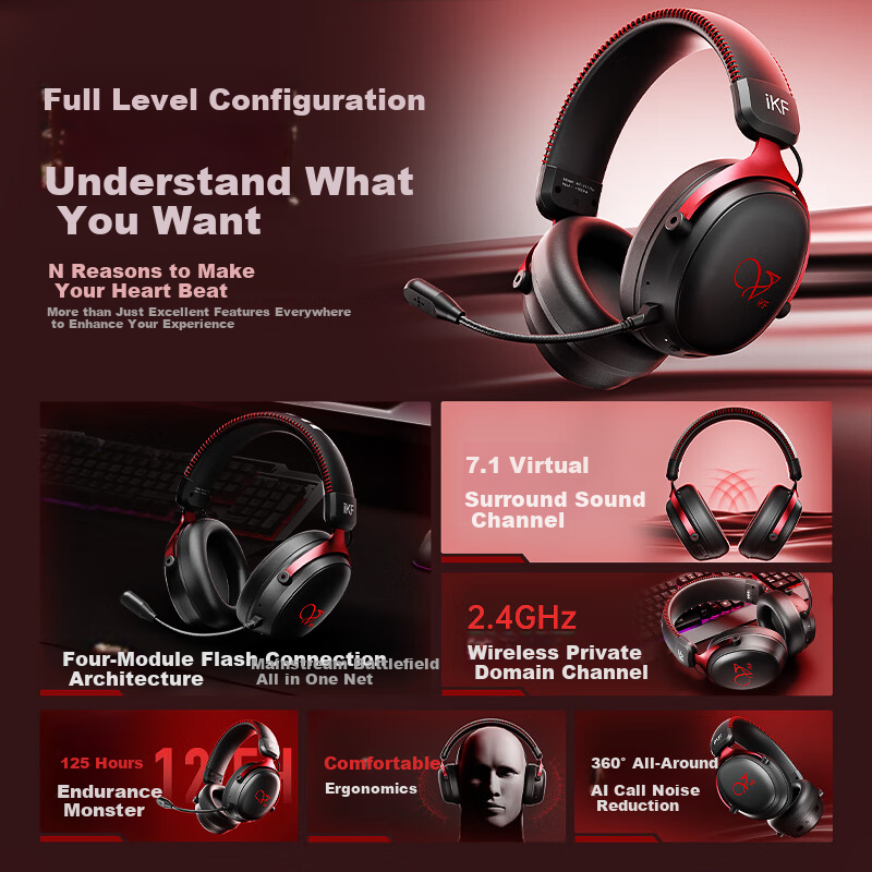 IKF V11 Pro 7.1 Gaming Headset
