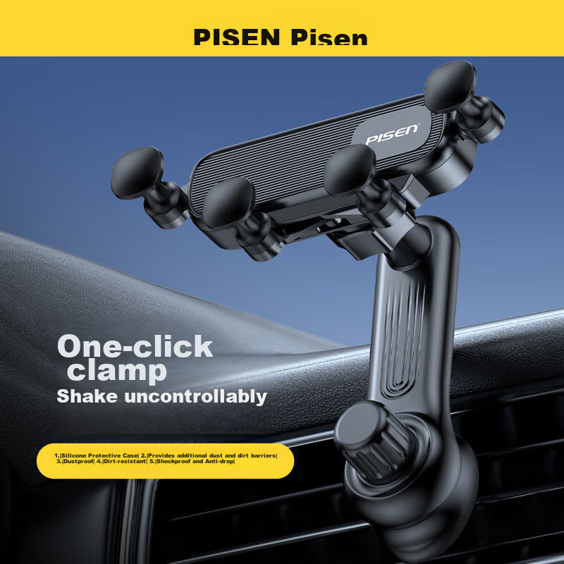 PISEN Extendable Car Phone Holder