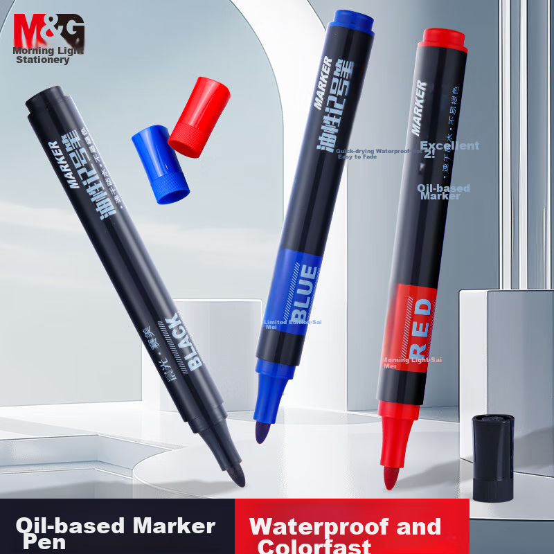 M&G Dual Tip Marker Pen - Black