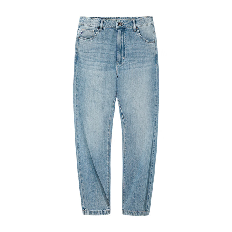 CAMEL Men's Tapered Vintage Washed Jeans