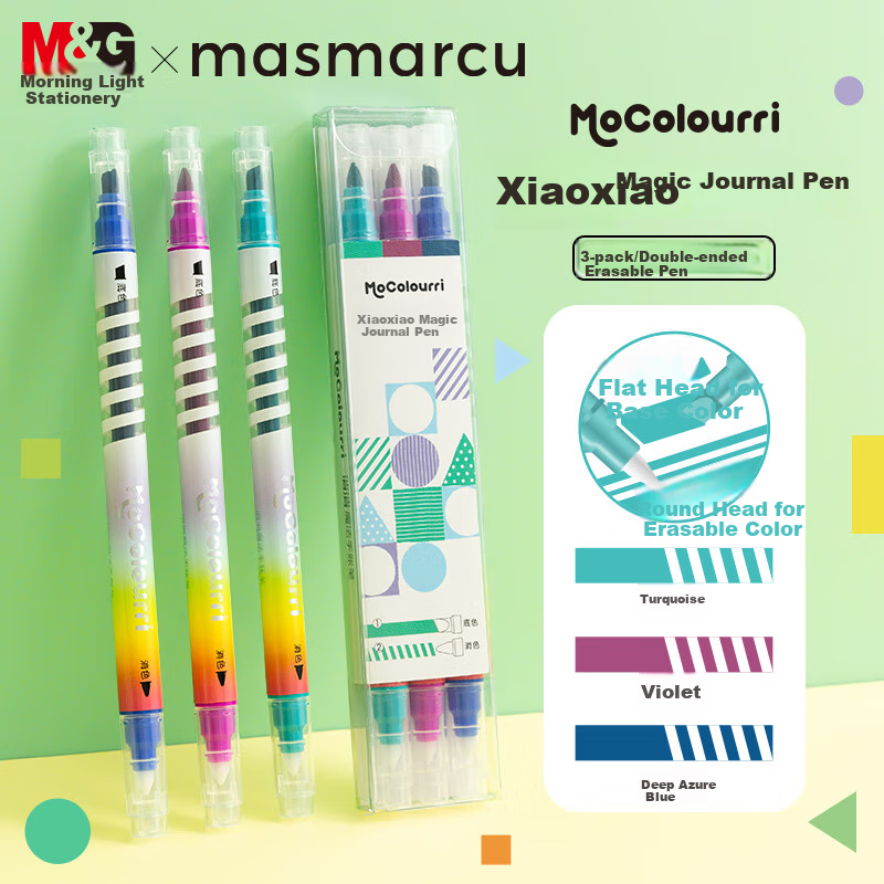 M&G 12-Color Food-Grade Markers for Kids