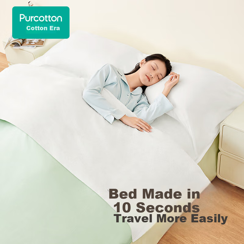 PurCotton Disposable Cotton Sleeping Bag Set