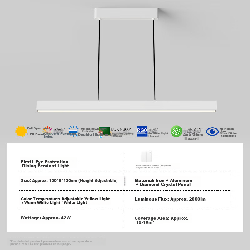 OPPLE Full Spectrum Smart Eye Protection Linear Pendant