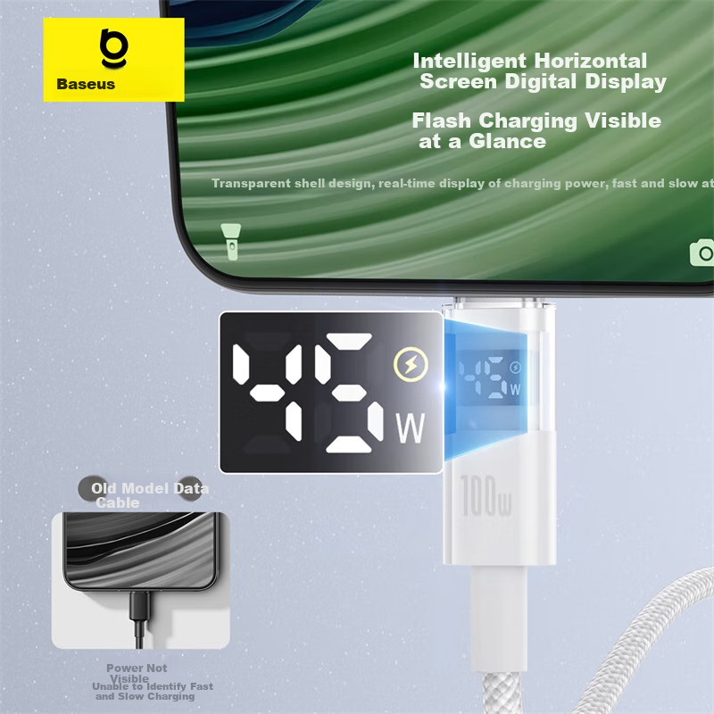 Baseus Type-C Data Cable - 6A Super Fast Charging