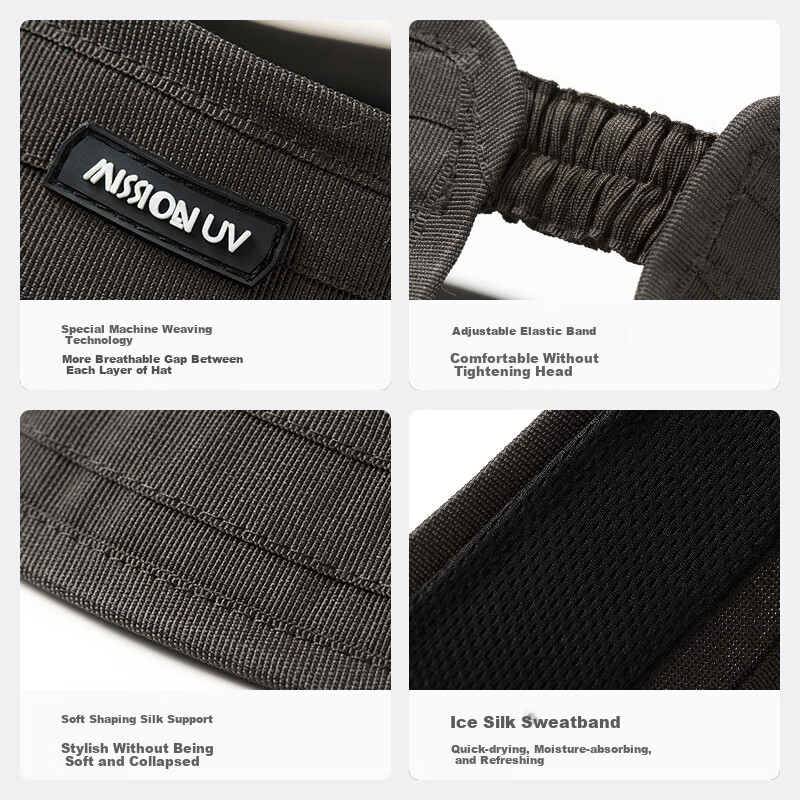 MISSION UV Sun Protection Hat - Black