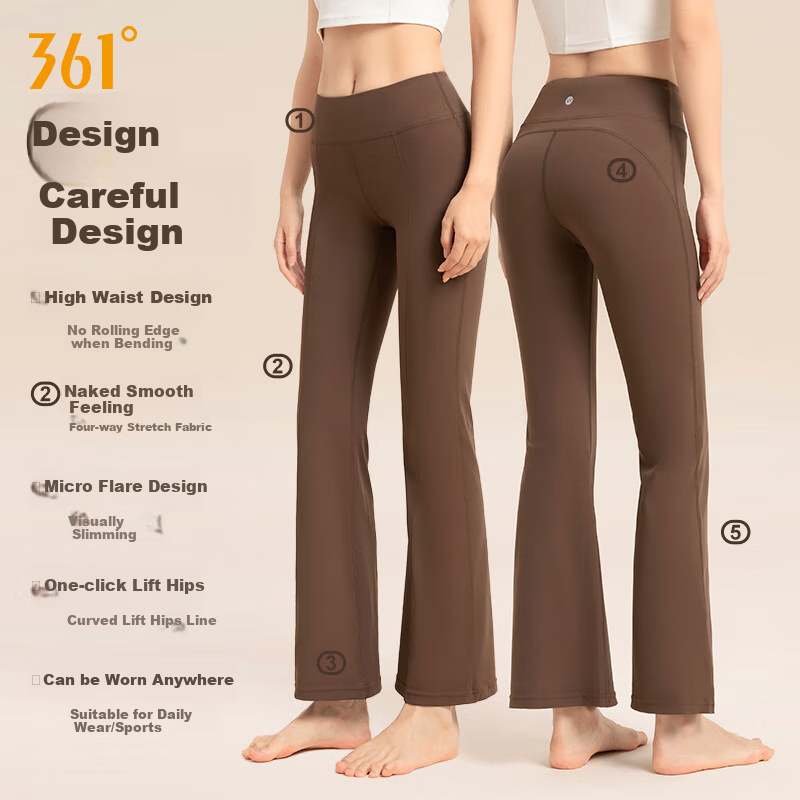 361° High-Waisted Butt-Lifting Yoga Pants for Women