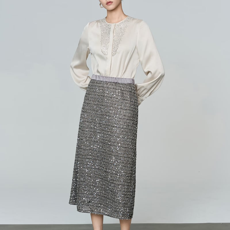 YANYEE Elegant Women's Blouse - Spring 2025 Commuter Top