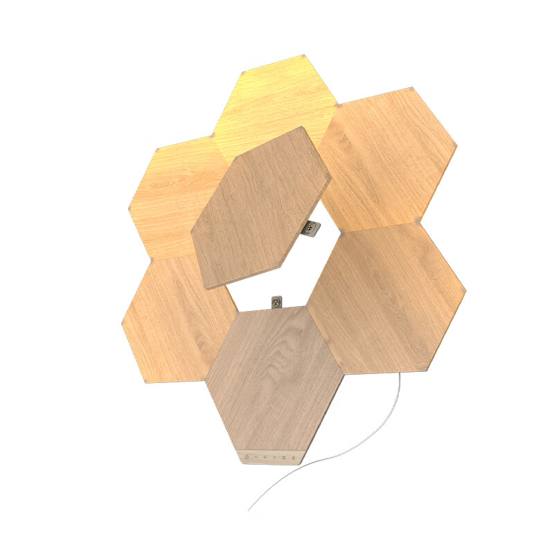 Nanoleaf Wood Grain Light-Up Panel Set