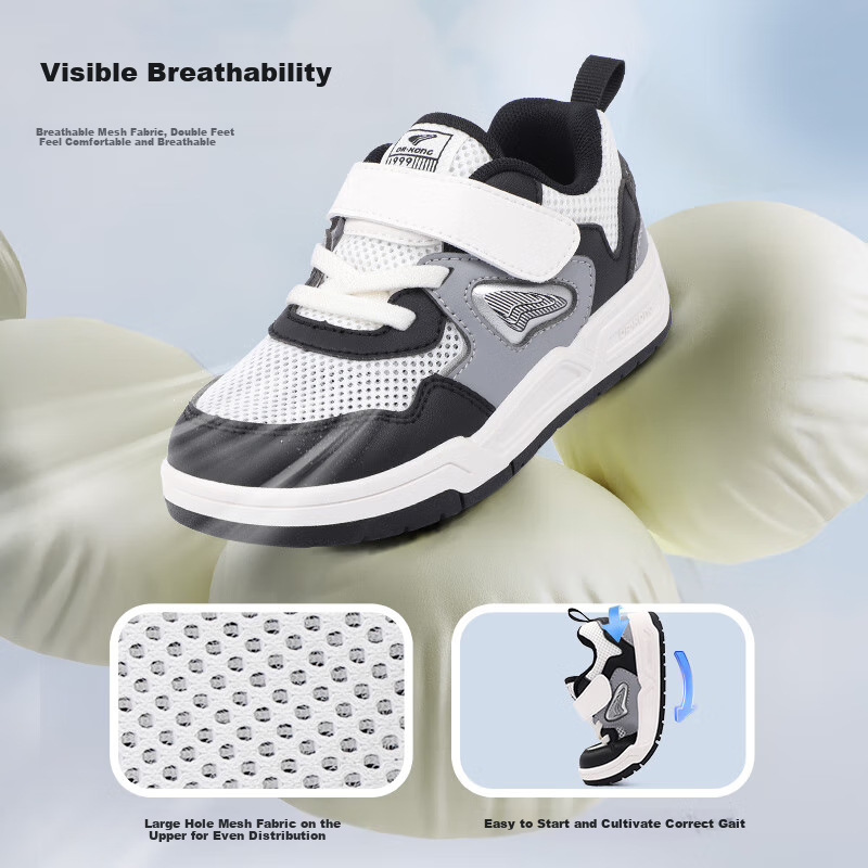 DR·KONG Toddler Sneakers - Breathable Kids' Shoes for Spring