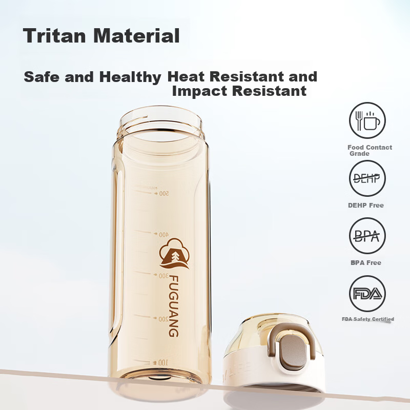 FGA Fugang Big Capacity Tritan Water Bottle with Tea Strainer