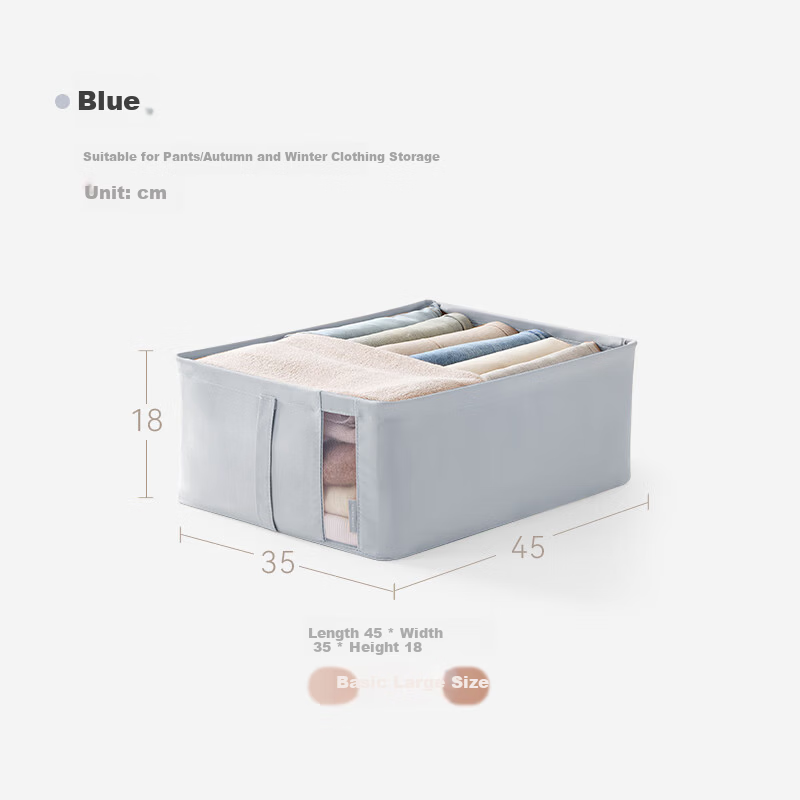 EACHY Foldable Clothes Storage Box - Bold Steel Frame