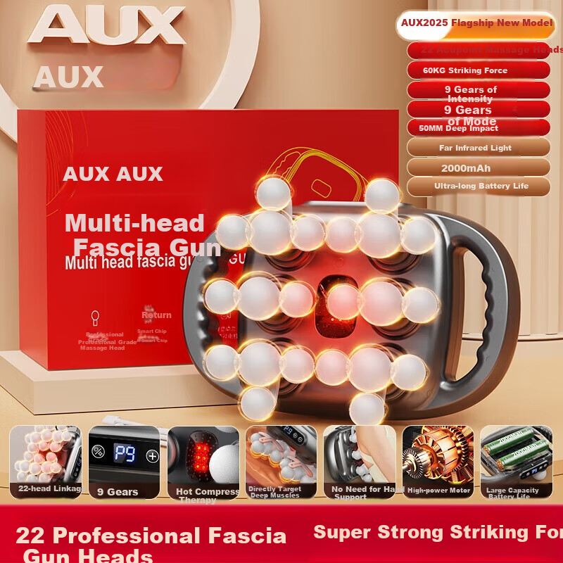 AUX 22-Head Fascia Gun Massage
