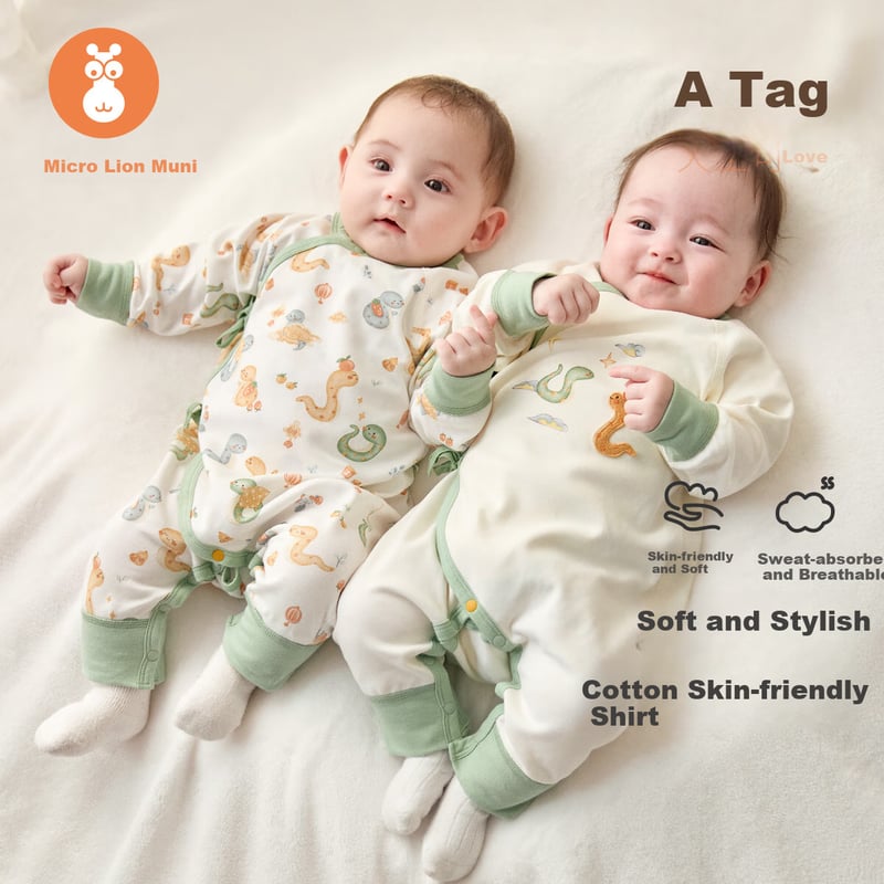 Wismorni Snake Year Baby Onesie