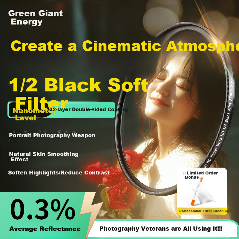 Llano 1/2 Black Soft Filter 37mm