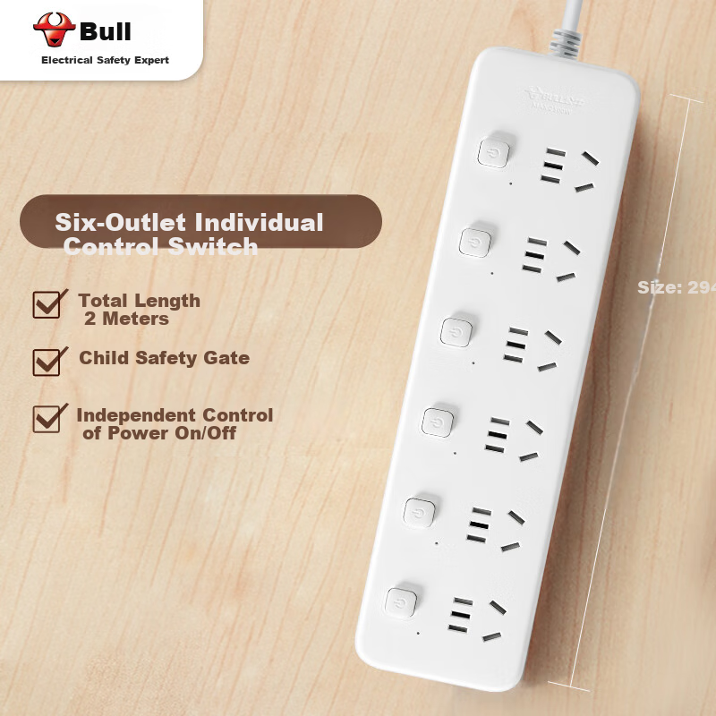 BULL 4-Zone Control Power Strip