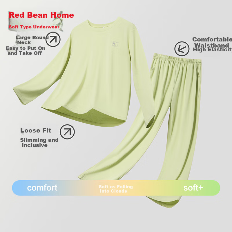 Hongdoujujia Women's Cotton Pajamas