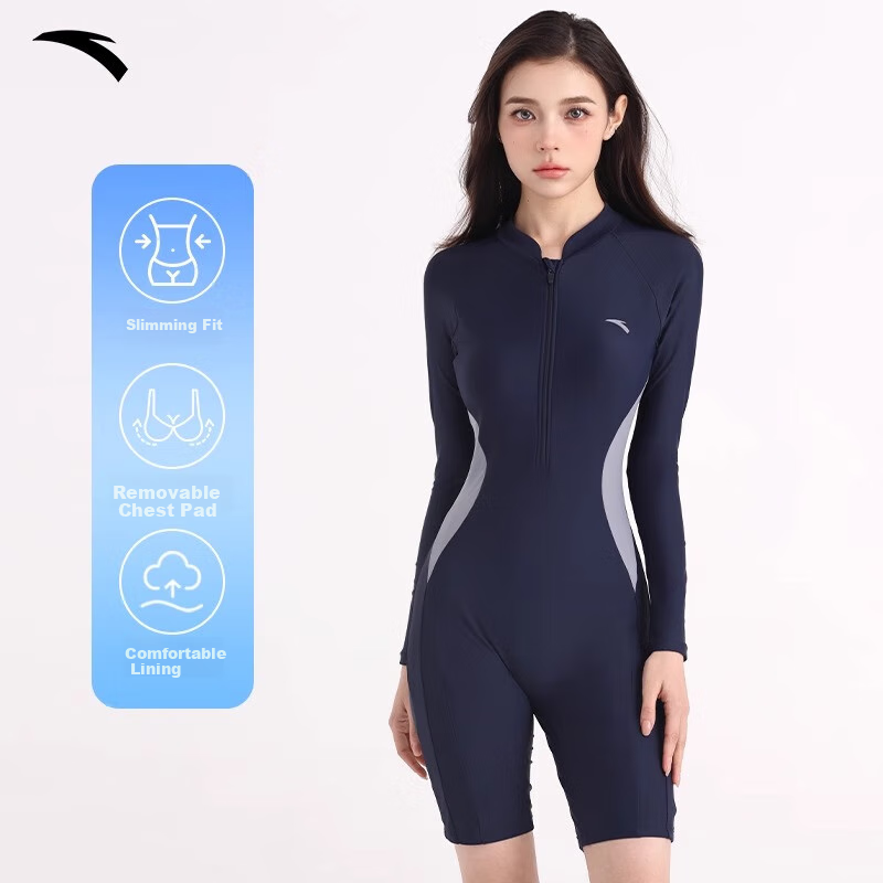 ANTA Slim Waist One-Piece Swimsuit for Women