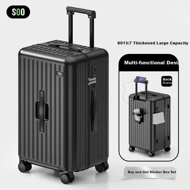 SOO Luggage Classic Spinner Suitcase