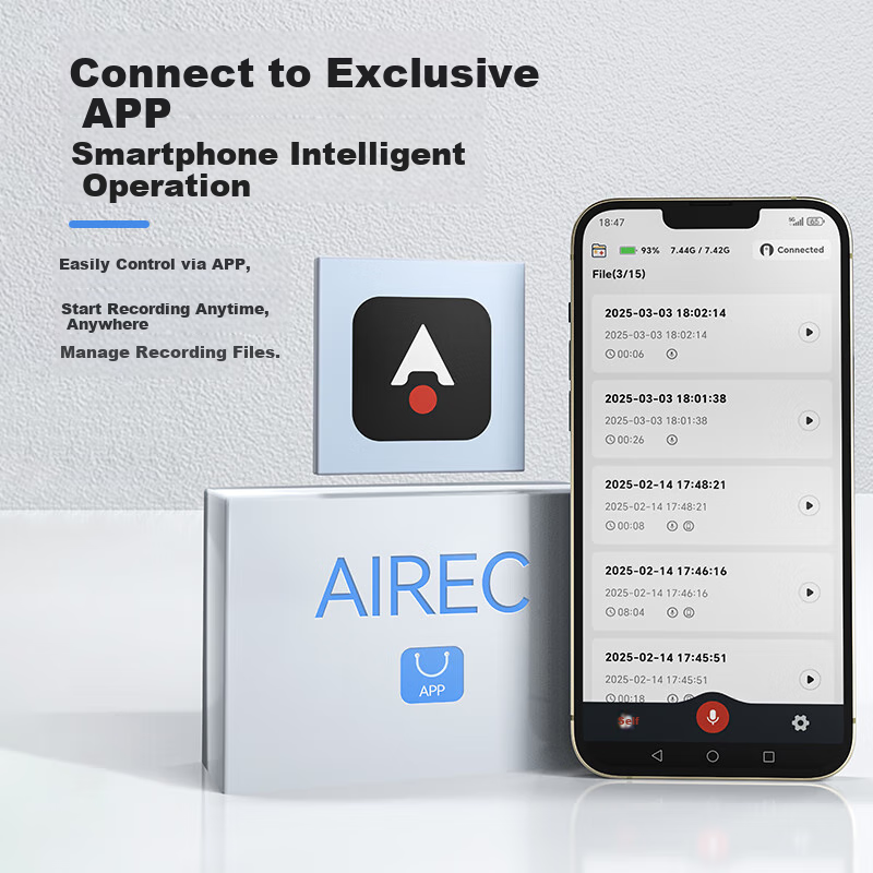 JNN AI Voice Recorder 64GB