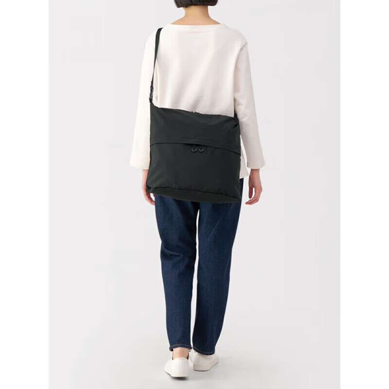 MUJI Women's Large Foldable Crossbody Bag