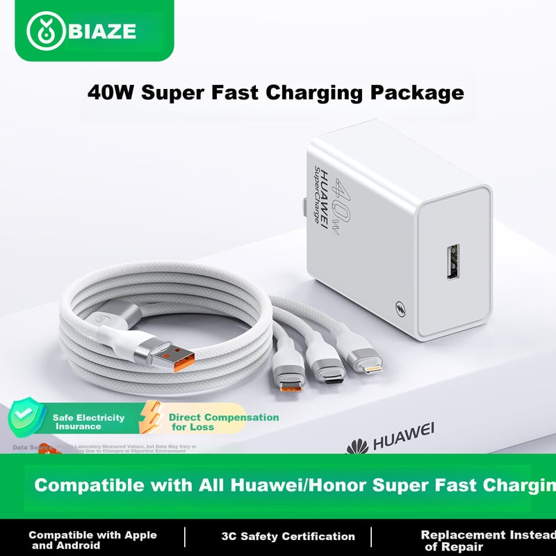 BIAZE Huawei Fast Charging Set